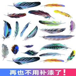 Car Stickers to Cover Scratches, Feathers, Personalized Creative Decorative Stickers, Bumper Stickers, Car Stickers, Body Supplies Stickers