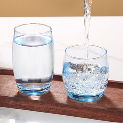 Colored Glass Cup, Large Belly Tea Cup, Juice Cup, Hotel Room Mouthwash Cup, Lemonade Cup, Wash Cup, Transparent Toothbrush Cup