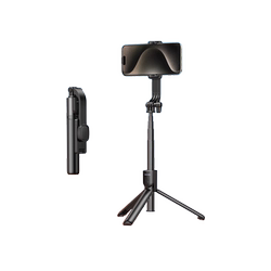 Green Union Mini Selfie Stick 360 Degree Rotation to Take Photos