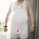 Men's sexy one-piece underwear sports fitness clothing one-piece wrestling suit stretch pajamas underwear fat bear large size