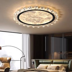 2025 New High-End Cloud Ceiling Lamp for Master Bedroom, Light Luxury, Advanced Full-Spectrum Eye Protection, Round Edge Ceiling Lamp