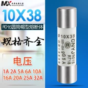 Cầu chì gốm ống R015 10 * 38 1A-63A RT18 RT14 lõi cầu chì 20 miếng mỗi hộp