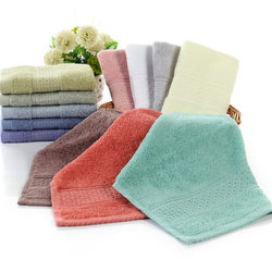 Cotton Washcloth Face Towel Handkerchief Pure Cotton Towel Face Washcloth Small Square Towel