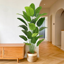 Bird of Paradise Artificial Green Plant Artificial Flower Light Luxury Decoration Indoor Living Room Large Floor-Standing Ornament Fake Tree Artificial Green Plant