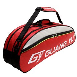 Authentic Guangyu Badminton Bag Tennis Bag Shoulder Bag Crossbody 6-Pack Portable Sports Backpack with Independent Shoe Compartment