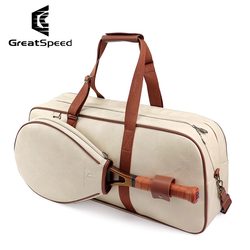 Four Grand Slams Greatspeed Multifunctional Tennis Bag Retro Unisex Badminton Bag with Independent Shoe Compartment