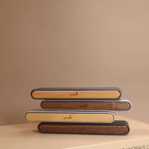 
Temporary parking sign diy base can hide double numbers solid wood car car walnut moving number plate