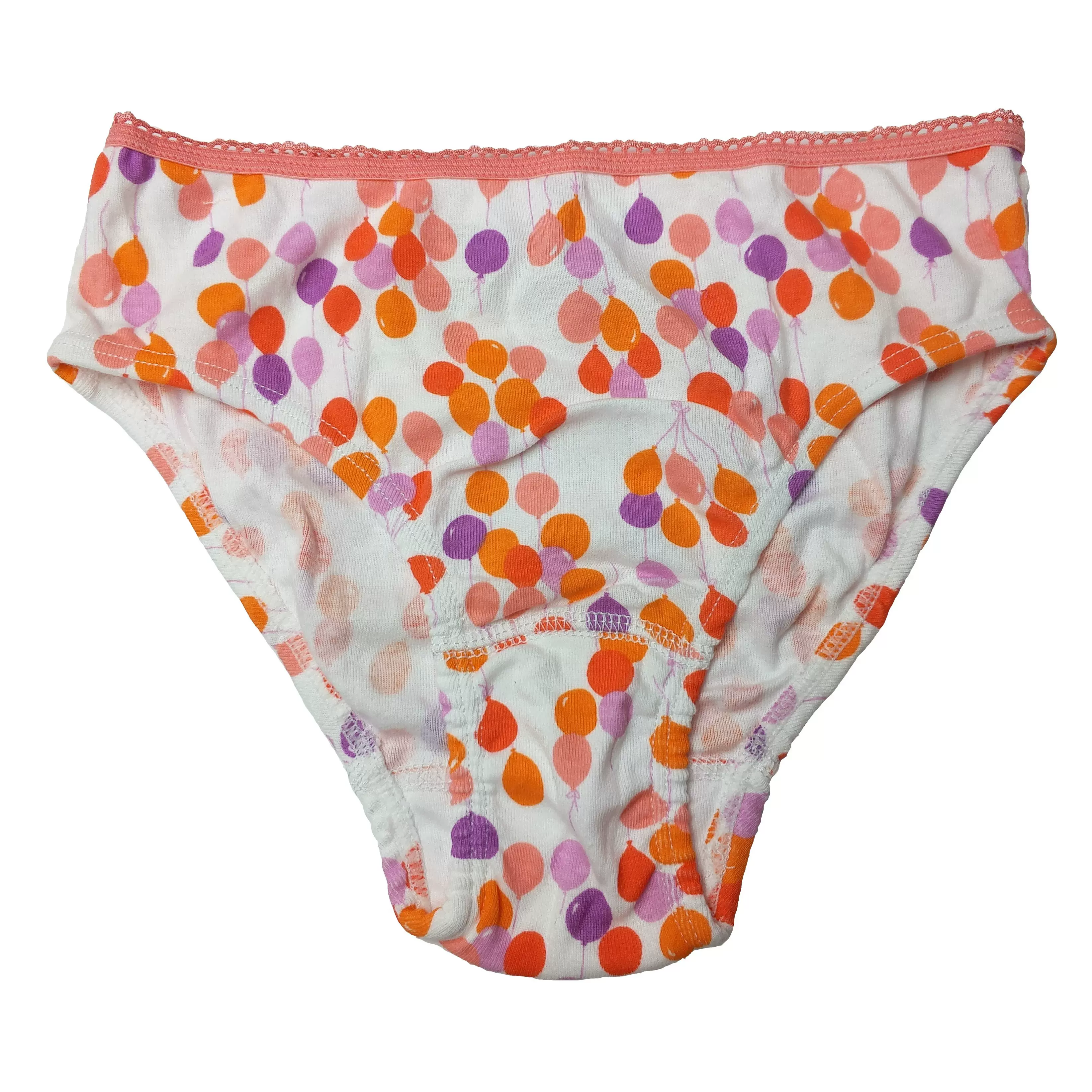 8岁女童桔白汽球全棉高腰三角内裤短裤-淘宝网