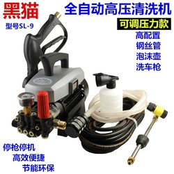 Big Sale Price Black Cat Car Washing Machine Ultra-High Pressure High-Power Flushing Machine Car Brushing Portable Car Cleaning Machine Car Washing Artifact