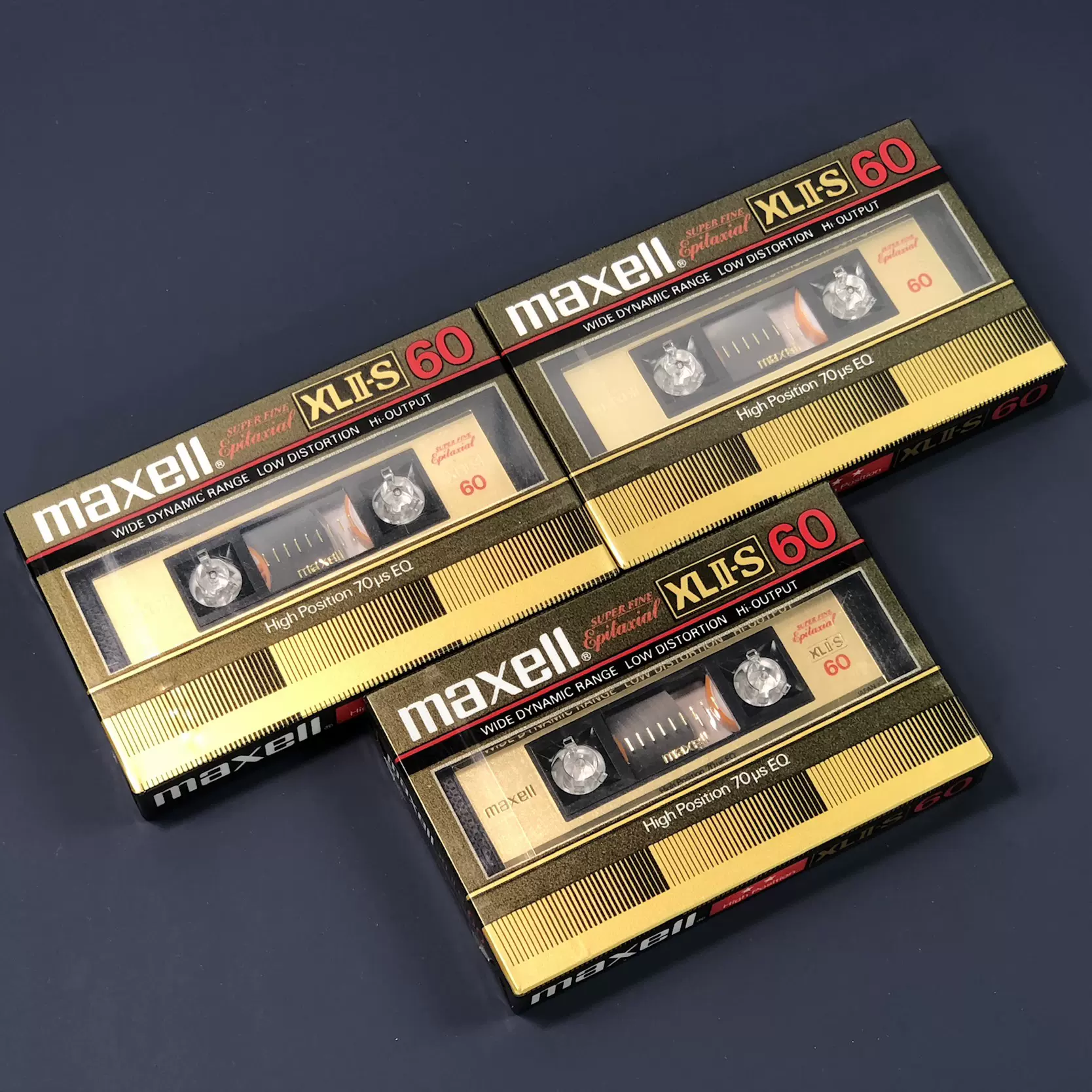 maxell XLII-s 二类空白录音带磁带录音机卡带新品未开封全新日版