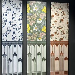 Enamel Tiles Art Parquet Wall Tiles Retro Old-Fashioned Bungalow Bathroom Living Room Restaurant 60*120 Flower Tiles