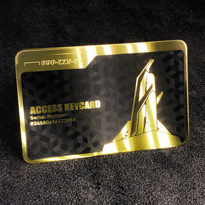 
Delta Action Peripheral Room Card Key Card Big Red Model 6 Metal NFC Heart of Africa Game Figure Toy