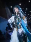 [Fake Home] Tên mã Yuan Wenchou 120 cm một phần vẻ đẹp điểm phong cách cosplay tóc giả 