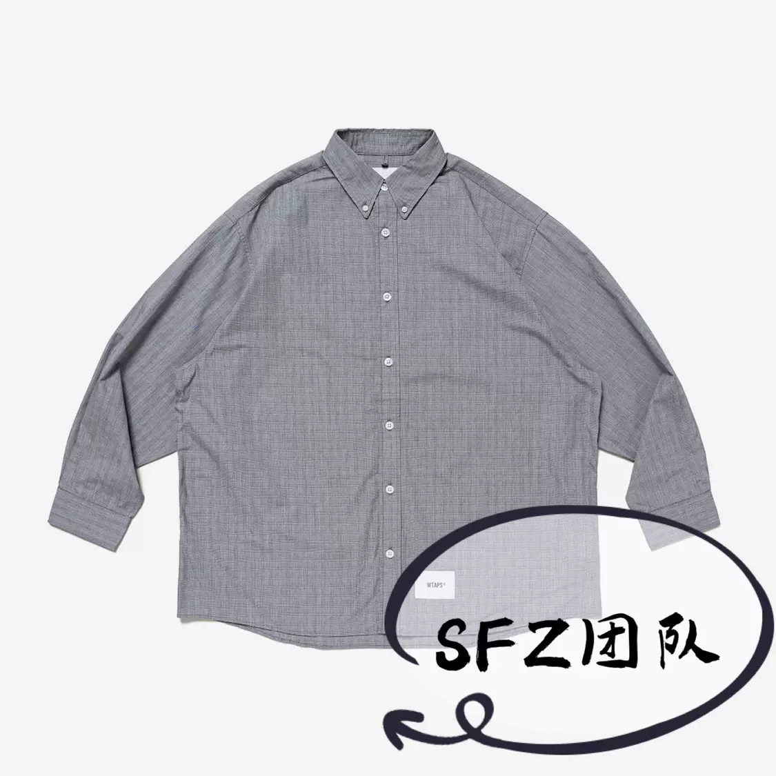 代購] WTAPS BD 02 LS 衬衫23AW 秋冬-Taobao