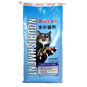 
Aier cat food 10kg kitten adult cat food stray cat British short American short marine fish flavor full price weight gain staple food 20*0.5kg