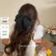
suzyacc kr atmospheric polka dot chiffon bow hair clip for women 2025 new style back head hair clip