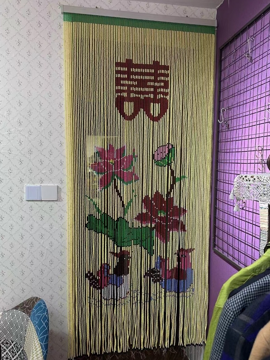 武蔵小山店】 簾 すだれ 木製暖簾 木製のれん 珠暖簾 玉のれん