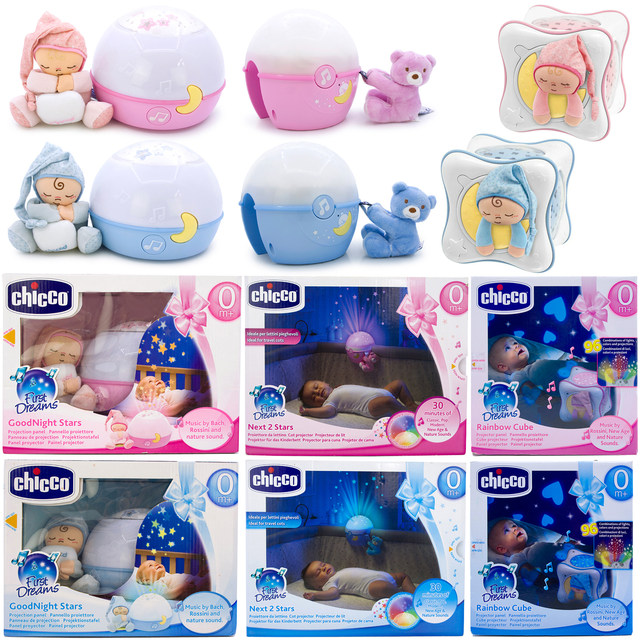 Chicco Chicco Infant Sleep Night Light Starry Sky Changing Music