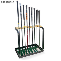 Golf Club Storage Rack Nine-Hole Club Indoor Club Display Rack Storage Rack Solid Wood Driving Range Supplies