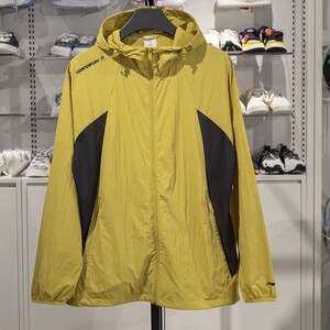 Li Ning CF traceable sports windbreaker men's 2025 summer new water-repellent sun protection loose hooded jacket AFDV371
