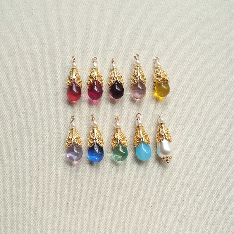 珍品 宫廷朝珠 擺件 飾品 朝珠108顆佛珠仿珍珠項鍊仿東珠清朝代宮廷紀念品定製