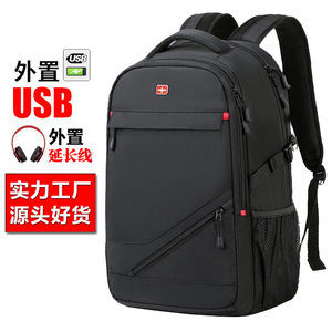 
New cross-border Swiss Army Knife Backpack for men's business computer backpack notebook student schoolbag for men spot