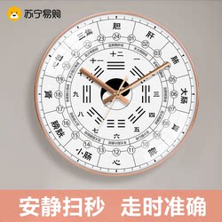 Suning.Com Health Wall Clock Beauty Salon Clock Health Center Twelve Hour Meridian Flow Radio Controlled Clock 2129