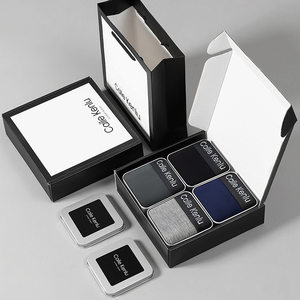 Men's underwear, male tadar trousers Modal breathable short pants head boys sports flat trousers independent packaging gift box
