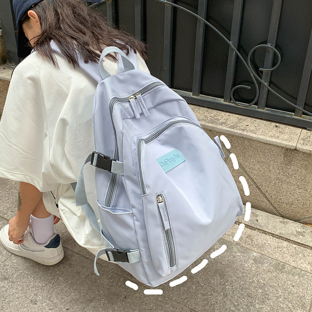 Large-capacity backpack women's backpack 2024 new fashion school bag Harajuku style student ...