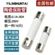 cầu chì tự động Ống cầu chì gốm 5x20 Cầu chì 6*30mm1/3/5/6.3/10/3.15/10/15A/30A 250V cầu chì dc