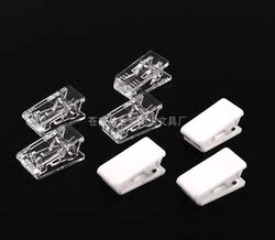 In-Stock Plastic Badge Holder, Id Card Holder, Name Tag Clip, Thickened Employee Badge Clip, Transparent Clip, Acrylic Clip