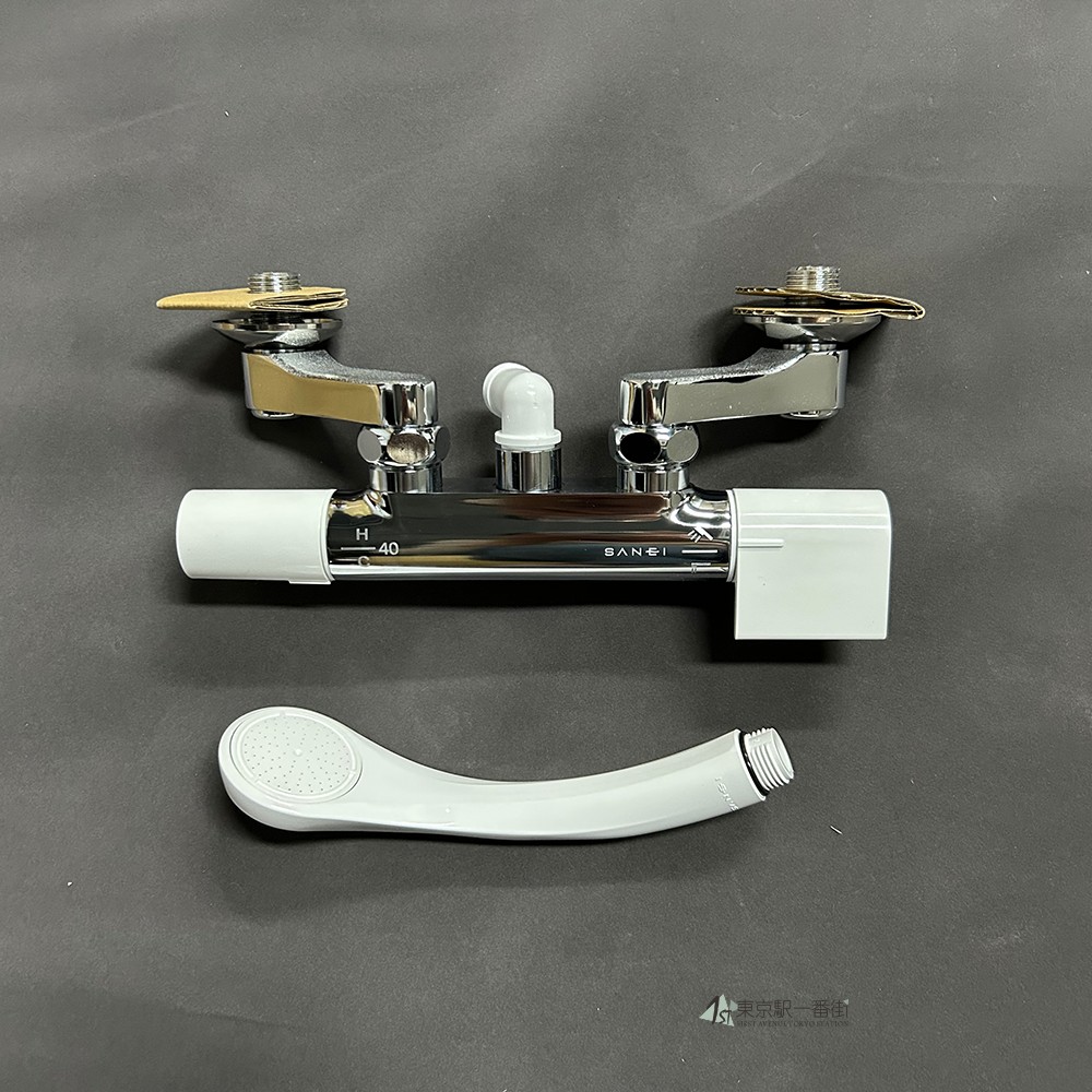 Japanese Constant Temperature Shower Faucet - White Handle