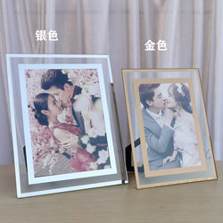 Creative Display Glass Photo Frame Certificate of Honor Frame A4 Transparent Crystal Photo Frame