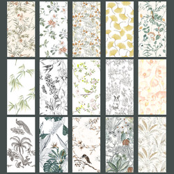 All-Ceramic Soft Light French Cream Tiles 400X800 Bathroom Wall Tiles Retro Background Wall Tiles Bathroom Tiles