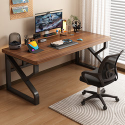 Solid Wood Computer Desk Desktop Home Small Bedroom Study Writing Desk Double Gaming Desk Simple Long Office Desk