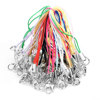 
diy mobile phone rope pendant jewelry material package lobster clasp