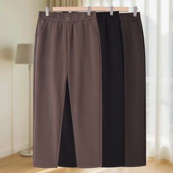 
Middle-aged and elderly mother's pants autumn and winter grandma pants