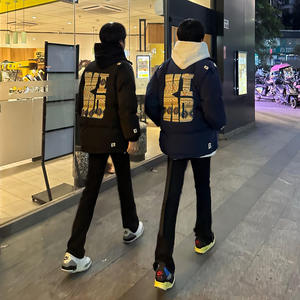 
Hot-selling winter thickened national fashion brand ethnic style cotton clothes for men and women winter couple wear embroidered cotton coat jacket bread suit