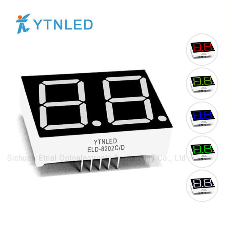 ELD-8202C, 10 5 общих контактов 0 — 8 дюйма, 2-разрядная цифровая трубка, общий анод