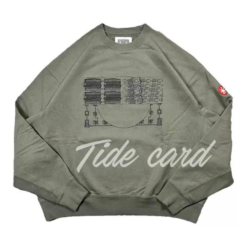 Cavempt C.E cav empt NOT IDENTICAL TO CREW NECK CE 刺绣卫衣-Taobao