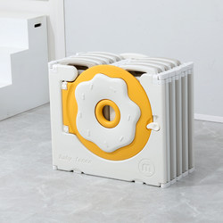 Baby Crawling Mat and Fence Combo, Children's Indoor Foldable Protective Fence, Baby Floor Safety Playpen