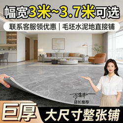 3m Wide Carpet Directly Laid on Cement Floor, Non-Slip and Wear-Resistant for Home Use 3.3m Vinyl Flooring Mat, Plastic Floor Mat