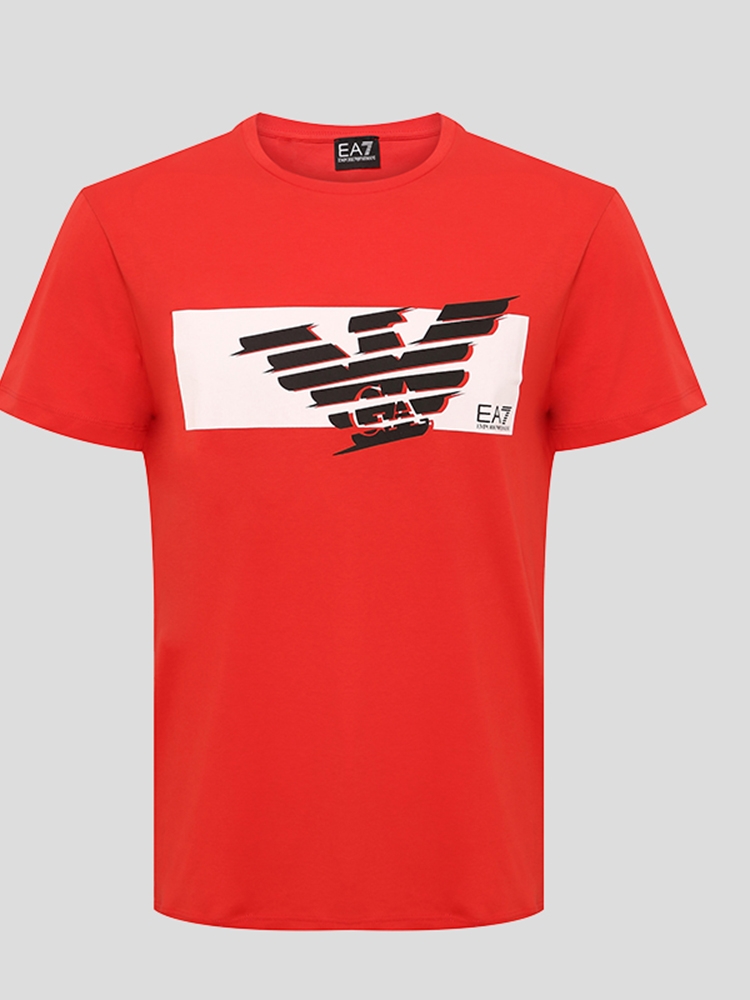 阿玛尼EA7男士彩色短袖T恤