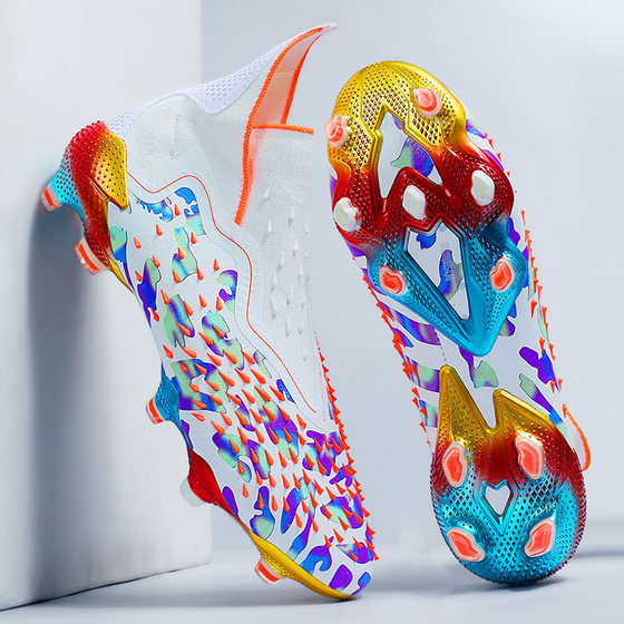 Falcon C Ronali Assassin Poison TF Children's Elementary School Training Shoes X20.1 Breath Football Shoes Male AG Broken Nail
