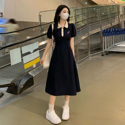 Polo Collar Dress for Girls, Summer Wear 2026 New Style, Junior High and High School Students, College Style, Sporty, Waist-Cinching Long Skirt