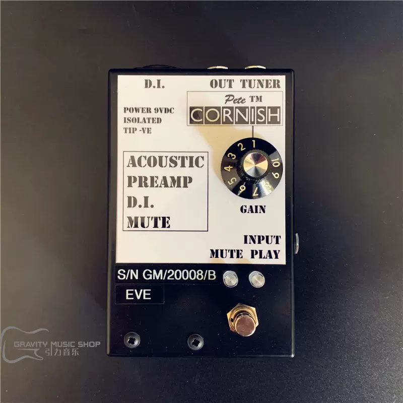 不參與活動】Pete Cornish Acoustic Peamp/DI吉他貝斯bass前級-Taobao