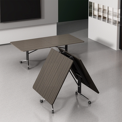 Movable Conference Table Long Table Office Desk Mobile Splicing Folding Table Multi-Functional Telescopic Large Desk Training Table