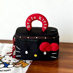 2025 Super Popular Birthday Gift Hello Kitty Cosmetic Bag High-Quality Large Capacity Portable Toiletry Bag for Women