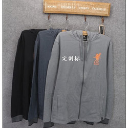 Really Cool! Premier League 125Th Anniversary Embroidered Commemorative Edition Football Training Casual Open-Front Sweatshirt # 21041