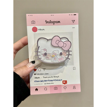 Cute cartoon creative shaking mobile phone holder telescopic lazy drama girl heart mobile phone case paste support new